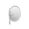 antena direccional con frecuencia extendida / 4.8 6.5 ghz / 28 dbi / jumper incluido con conector sma macho inverso / polaridad en 90º y 45º / montaje incluido para torre o mástil