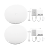 antena parabólica de frecuencia extendida, 4.8 6.5 ghz, 28 dbi, conectores sma macho inverso