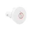 antena tipo horn de 45 °, 15 dbi, 4.9 7ghz, ideal para ambientes de alto ruido, tipo de conector rpsma, con montaje y jumpers incluidos