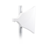antena tipo horn de 90° , 16 dbi, ideal para ambientes de alto ruido, 4.9 6.5 ghz, , conector sma hembra, con montaje incluido