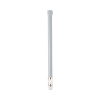 antena omnidireccional, mayor distancia de transmisión y recepción de señal en 360º, doble banda de 2.4 / 5 ghz, ganancia de 9 dbi, conector n macho, adecuada para entornos exigentes