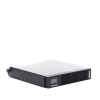 ups smartzone de 1000 va/1000 w, online doble conversión, entrada 120 vca nema 5 15p, onda senoidal pura, 2 ur, con 6 tomas nema 5 15r, incluye tarjeta de red y kit de rieles