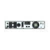 ups smartzone de 3000 va/3000 w, online doble conversión, entrada 120 vca nema l5 30p, onda senoidal pura, 2 ur, con 4 tomas nema 5 20r y 1 l5 30r, incluye tarjeta de red y kit de rieles