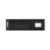 ups smartzone de 5000 va/5000 w, online doble conversión, entrada 208/240 vca nema l6 30p, onda senoidal pura, 6 ur, con 4 tomas nema l6 30r, incluye tarjeta de red y kit de rieles