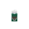 jack ultramax cat5e, utp, montaje híbrido en placa de pared (plano y angulado), color verde, punch down