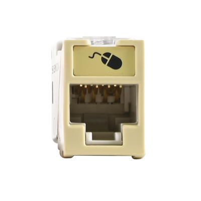 jack ultramax cat5e, utp, montaje híbrido en placa de pared (plano y angulado), color marfil, punch down jack ultramax cat5e, utp, montaje híbrido en placa de pared (plano y angulado), color marfil, punch down