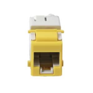 jack ultramax cat5e, utp, tipo keystone, color amarillo, punch down