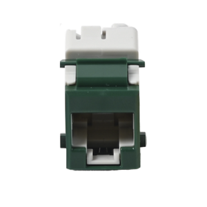 jack ultramax cat5e, utp, tipo keystone, color verde, punch down