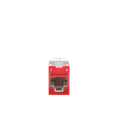 jack ultramax cat6a, utp, montaje híbrido en placa de pared (plano y angulado), color rojo, punch down jack ultramax cat6a, utp, montaje híbrido en placa de pared (plano y angulado), color rojo, punch down