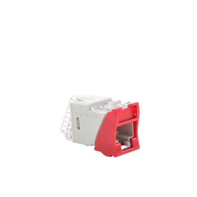 jack ultramax cat6a, utp, montaje híbrido en placa de pared (plano y angulado), color rojo, punch down jack ultramax cat6a, utp, montaje híbrido en placa de pared (plano y angulado), color rojo, punch down
