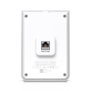 access point unifi u6 in wall/montaje p/pared, wifi 6 2.4 y 5 ghz, hasta 5.3 gbps, 1 pto poe in, 4 ptos secundarios (1 poe out)
