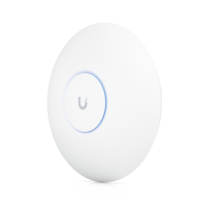access point unifi u7 pro max con 8 streams espaciales / para techo o pared / tribanda (2.4/5/6ghz) / radio dedicado a escaneo espectral / puerto 2.5 gbe / +500 clientes / poe+ (no incluido) / para alta densidad de usuarios en escenarios exigentes