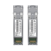 ufiber módulo sfp+ 10g, transceptor minigibic multimodo 10 gbps, distancia 300m, conectores lc, paquete de 2 piezas