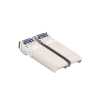 ufiber módulo sfp+ 10g, transceptor minigibic monomodo 10 gbps, distancia 10 km, conectores lc, 2 hilos (duplex), paquete de 2 piezas