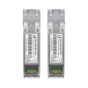 ufiber módulo sfp+, transceptor minigibic monomodo 10 gbps, distancia 10 km, un conector lc. incluye 2 piezas