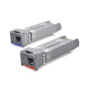 ufiber módulo sfp+, transceptor minigibic monomodo 10 gbps, distancia 10 km, un conector lc. incluye 2 piezas
