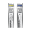 ufiber módulo sfp, transceptor minigibic monomodo 1.25 gbps, distancia 3km, simplex, un conector lc, incluye 2 tranceptores