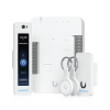 unifi access kit de inicio gen2 profesional para 1 puerta, (1) lector nfc con pantalla táctil, audio 2 vías y cámara / (1) lector nfc y de movimiento ua g2 / hub para conexiones para controlar una puerta con salida poe y energizar acc