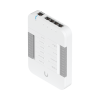 unifi access hub door, puede conectar 2 lectores y 2 cámaras (no incluidos) para controlar solo una puerta / 2 terminales aux y 4 entradas adicionales (sensores y botones) poe 802.3bt no incluido