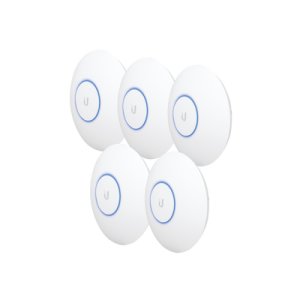 paquete de 5 access point unifi hd 802.11ac wave 2 mu mimo 4x4 para alta densidad de usuarios, hasta 500 usuarios wifi (sin poe´s)