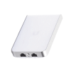 access point unifi doble banda cobertura 180º, mi mo 2x2 diseño placa de pared con dos puertos adicionales, hasta 100 usuarios wi fi