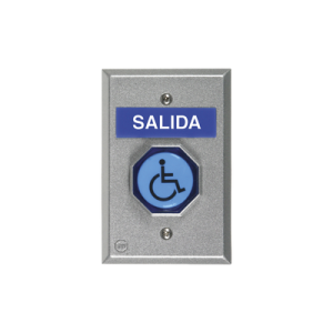 botón de salida con múltiples mensajes en español