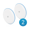 kit unifi building bridge de 1+ gbps en 60 ghz con radio redundante en 5 ghz, alcance de hasta 500 m