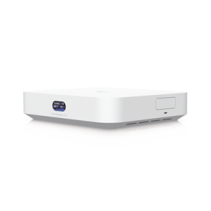 ucg max cloud gateway de 2.5 gbe compacto con soporte para hasta 30 dispositivos unifi, 300+ clientes, enrutamiento ips de 2.3 gbps y almacenamiento 512 gb de memoria interna