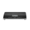 conmutador ip pbx de 4 puertos fxo + 2 fxs, 45 llamadas concurrentes, 500 usuarios y doble puerto gigabit