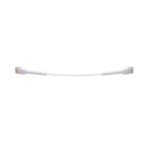unifi ethernet patch cable cat6 de 22 cm, color blanco