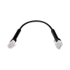 unifi ethernet patch cable cat6 de 22 cm, color negro