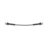 unifi ethernet patch cable cat6 de 22 cm, color negro