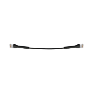 unifi ethernet patch cable cat6 de 22 cm, color negro