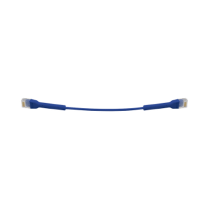 unifi ethernet patch cable cat6 de 22 cm, color azul