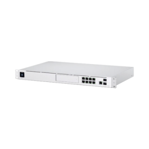 unifi os console: dream machine pro, con 1 puerto wan gigabit rj45, 1 puerto wan 10g sfp+ / 8 puertos lan gigabit rj 45, y una bahía de hdd 3.5" (no incluye hdd), integra todas las aplicaciones unifi