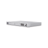 unifi os console: dream machine special edition, 8 puertos lan rj45 con poe, 1 lan sfp+, 1 wan 2.5g rj45 y 1 wan sfp+, 128 gb de memoria interna. todas las aplicaciones unifi integradas