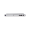 unifi os console: dream machine special edition, 8 puertos lan rj45 con poe, 1 lan sfp+, 1 wan 2.5g rj45 y 1 wan sfp+, 128 gb de memoria interna. todas las aplicaciones unifi integradas