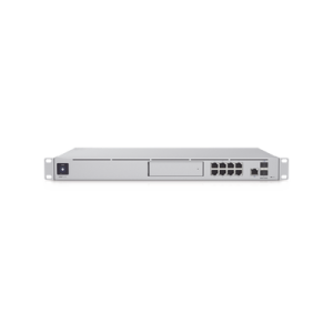 unifi os console: dream machine special edition, 8 puertos lan rj45 con poe, 1 lan sfp+, 1 wan 2.5g rj45 y 1 wan sfp+, 128 gb de memoria interna. todas las aplicaciones unifi integradas