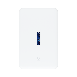 dream wall cloud gateway 10g diseñado para montaje en pared con wifi 6 integrado, switch poe de alta potencia y compatibilidad total con aplicaciones unifi