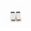 ufiber módulo sfp+ 10g, transceptor minigibic monomodo 10 gbps, distancia 10 km, conectores lc, paquete de 2 piezas