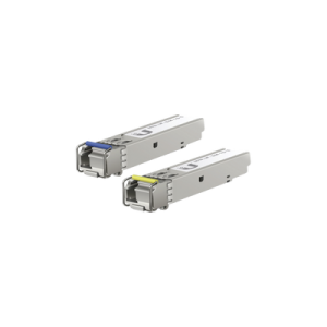 ufiber módulo sfp, transceptor minigibic monomodo 1.25 gbps, distancia 3km, un conector lc, incluye 2 tranceptores