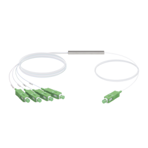 ufiber splitter (divisor Óptico) plc 1 x 4, con conectores sc/apc