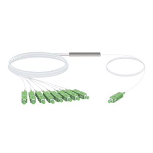 ufiber splitter (divisor Óptico) plc 1 x 8, con conectores sc/apc