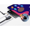 usb c travel dock con power pass through