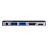 usb c travel dock con power pass through