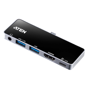 usb c travel dock con power pass through