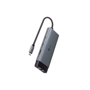 adaptador hub 6 en 1, 1 puerto usb c entrada, 1 puerto hdmi 4k, 1 puerto ethernet gigabit, 1 puerto usb c y 2 puertos usb a