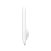 antena sectorial simétrica unifi, doble banda con apertura de 90° en 2.4 ghz (10 dbi) y 45° en 5 ghz (15dbi)
