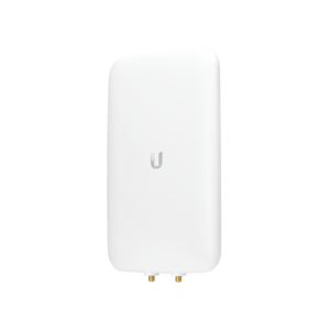 antena sectorial simétrica unifi, doble banda con apertura de 90° en 2.4 ghz (10 dbi) y 45° en 5 ghz (15dbi)