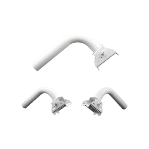 montaje universal flexible para instalación en poste o pared, compatible con equipos ubiquiti, mimosa, cambium y altai